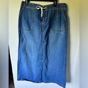 Vintage y2k Old Navy Blue Jeans Denim Skirt